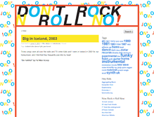 Tablet Screenshot of dontrocknrollno.com